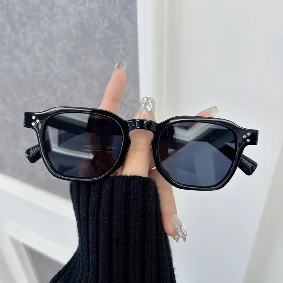 

Винтажные Классические Квадратные Солнцезащитные Очки Для Женщин Мужчин Ретро Стильные Минималистичные Модные Женские Мужские Other