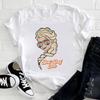 Kawaii T-shirt Cartoon Little Mermaid Print Short Sleeve T Shirt Fashion Streetwear Fashion Unisex Clothing Tops