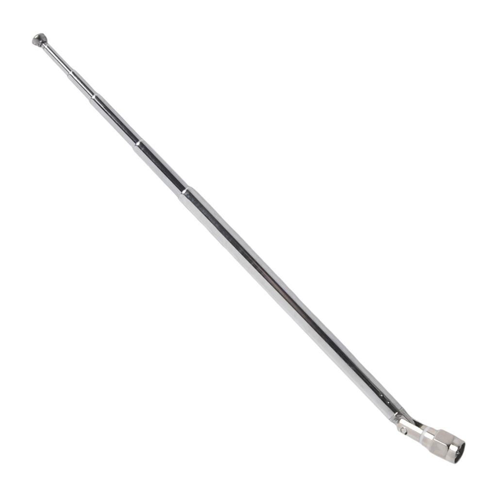 164mm Long 7-Section Telescopic Antenna SMA Male for Wireless TV Antenna