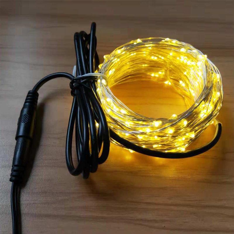 Copper Wire USB Star String Lights for Christmas, New Year & Wedding Decor