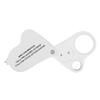 Jewelry Magnifying Glass, Handheld Magnifying Glass with 2 LED Lights for Stamps Inspection, Portable, Lightweight and , 30X 60X