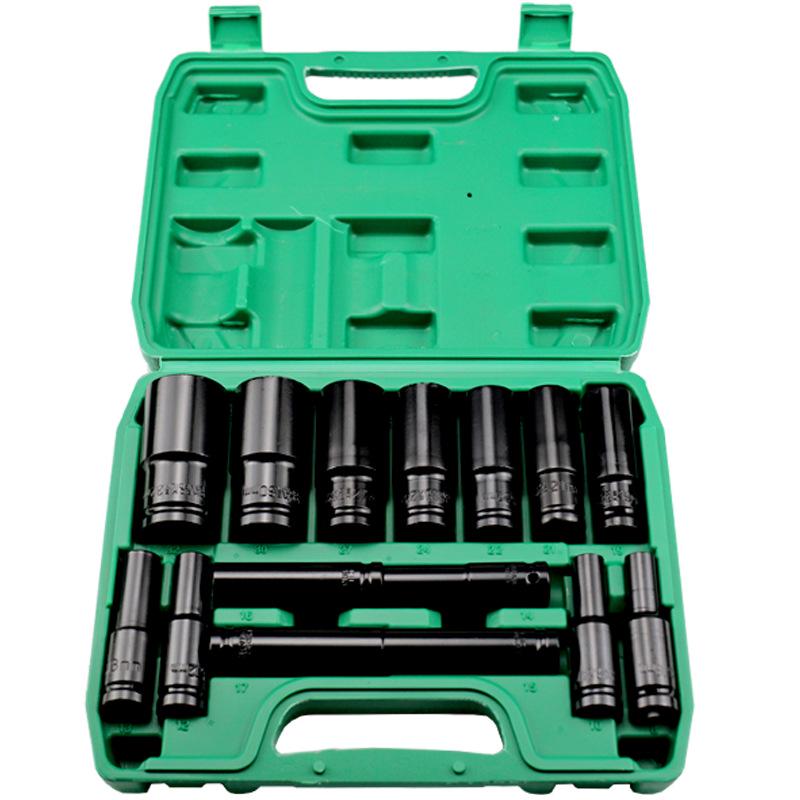 Royal Electric Wrench & Socket Set: Air Impact Wrench, Hex Socket, Hand Drill, Air Screwdriver, Auto Repair (8-32)