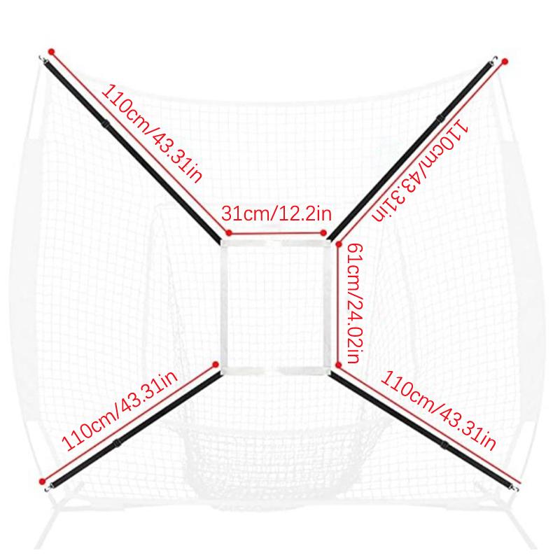 For Gym Home Park School Baseball Hitting Net Batting Target Net For Softball Practice Outdoor Training Equipment