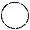 ACTIGET Hula Hoop Fitness Foldable, 92 Cm, with Massage Protrusions, Black