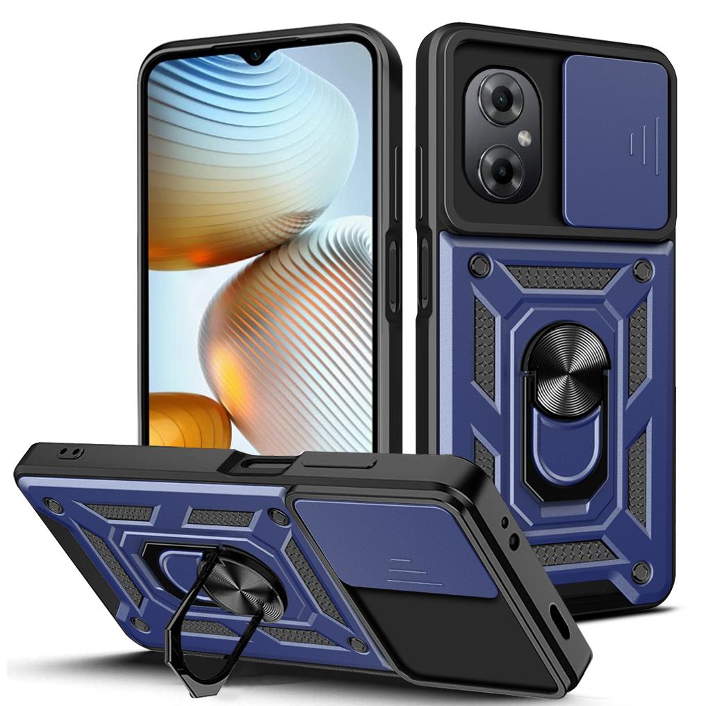 

For Xiaomi Poco M5 Case Xiaomi Poco M4 Cover Poco m4 m5 Magnetic Ring Holder Armor Phone Case Slide Camera Protect Back Cover Poco M4 5G