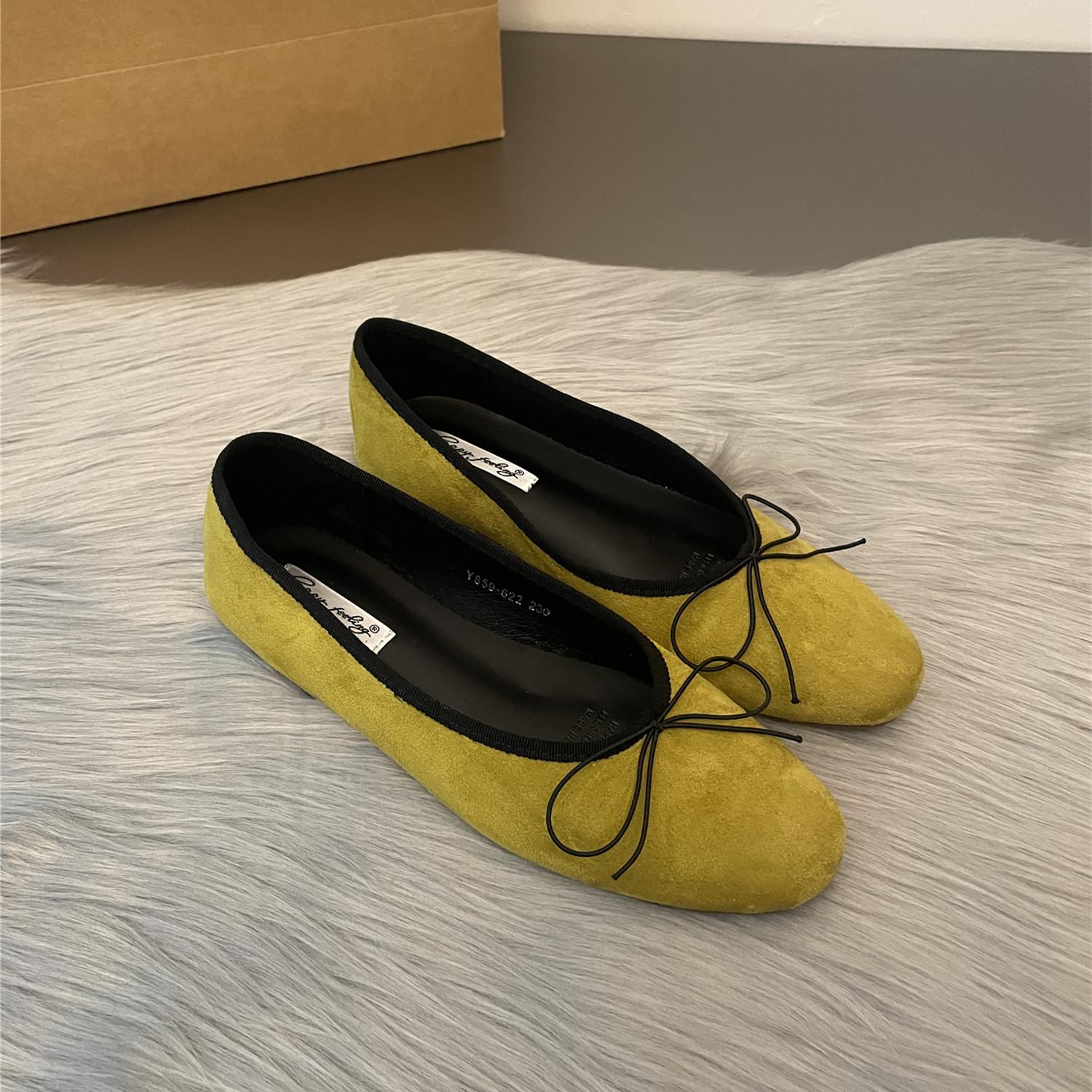 

Мода Bailamos Новый Бренд Женские Балетки Повседневная Обувь Мода Мелкие Слипоны Балетки Мягкие Женские Платье Балетки Лоферы Мухер 40 жёлтый