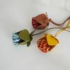 Schlüsselanhänger Blumendesign Kunstleder Schlüsselanhänger Anhänger Taschenanhänger Handtaschen Geldbörsen Autoschlüssel Bunte Accessoires