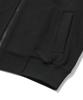 Beentrill Corduroy Fleece Stand Collar Zip-Up (Black)