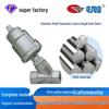 Single/Double-Acting Stainless Steel SS316 Gas-Controlled Angle Seat Valve, DN15-DN65, Pneumatic for Steam.