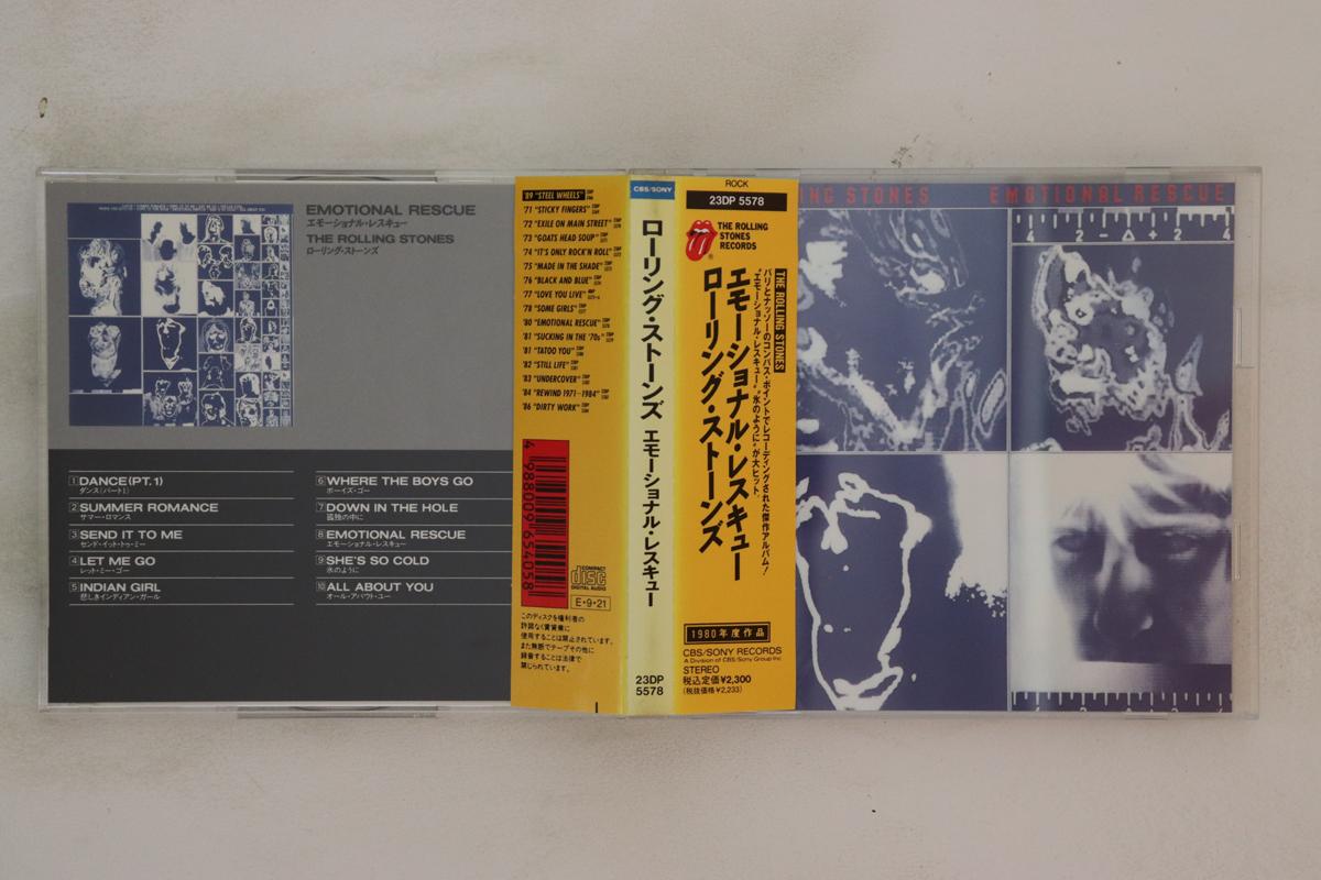 

CD ROLLING STONES - Emotional Rescue 23DP5578 CBS SONY 1989 Япония Obi Rock б/у