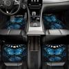 4pcs Fit Car Floor Mats Suitable for /SUVs/Trucks - Non-Slip Butterfly & Flower Design Front & Rear Seats, Durable ANR Rubber Vehicle Floor Liners