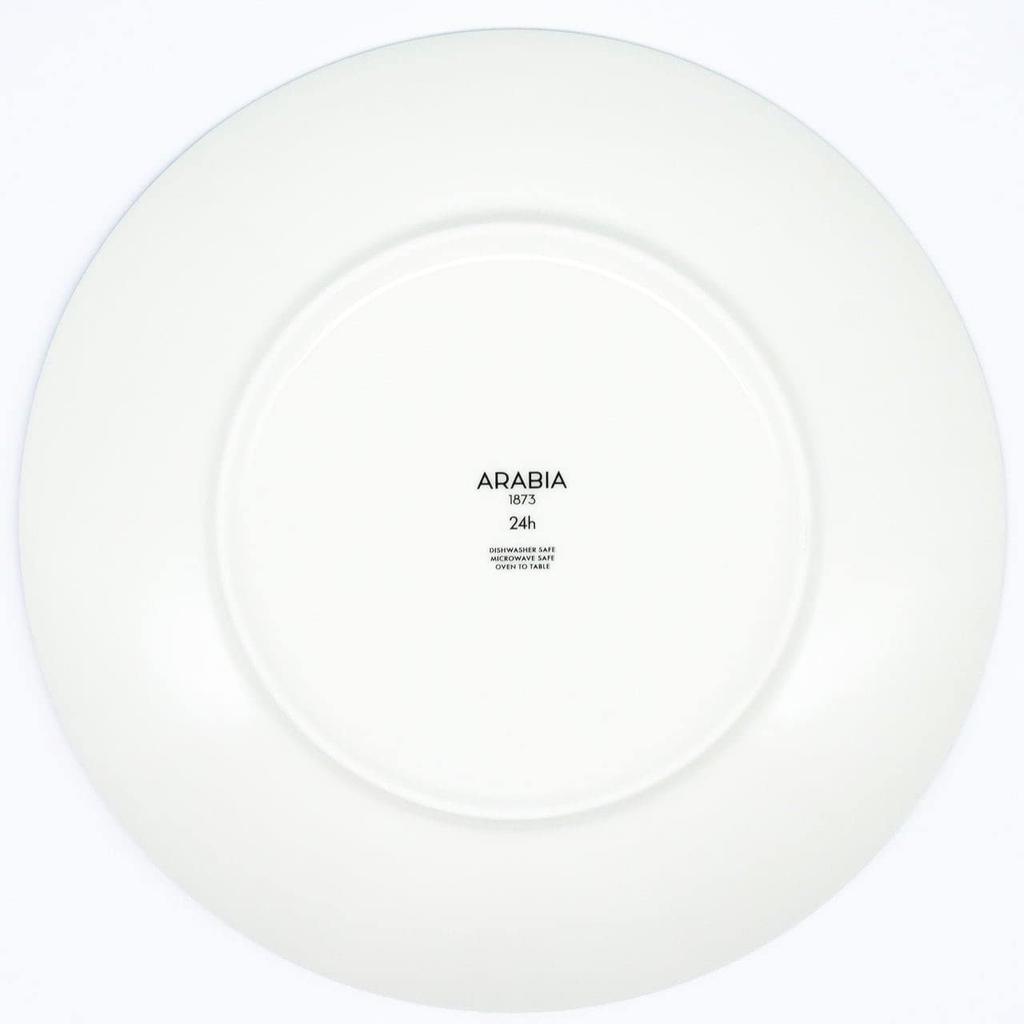 ARABIA [Official Import] Arabia 24h Avec Plate, 26cm, Blue, 1005544