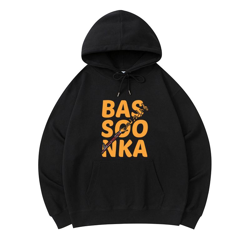 

300 GSM Men s Healthy Cotton Hoodies Bassoonka Bassoon Music Instruments Orchestra Print Premium Cotton Sweatshirt