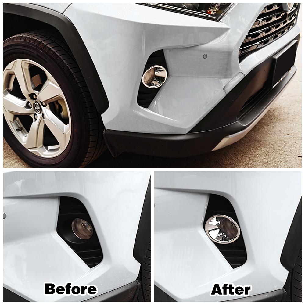 For Toyota Rav 4 Rav4 5 Gen 2019-2024 Car Exterior Accessories Modification Chrome Color Change Modify Trim Frame Cover Sticker