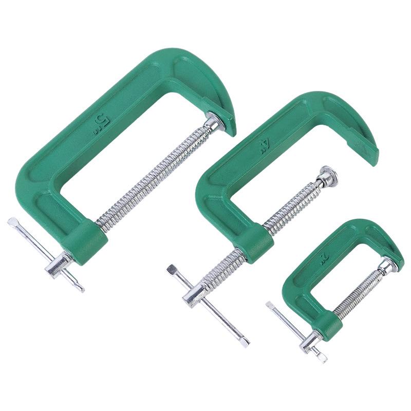 Serre-joint en G léger | Serre-joint en C solide | Dispositif de serrage pour menuiserie de type G multi-spécifications
