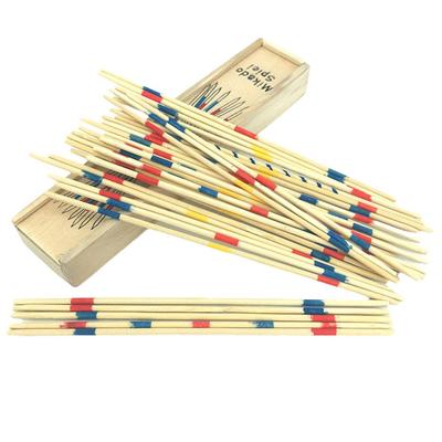1 Set Geleneksel Mikado Oyunu Çubukları Kutulu Çok Oyunculu Oyun Bebek Eğitici Ahşap Kutu ile Çubuk