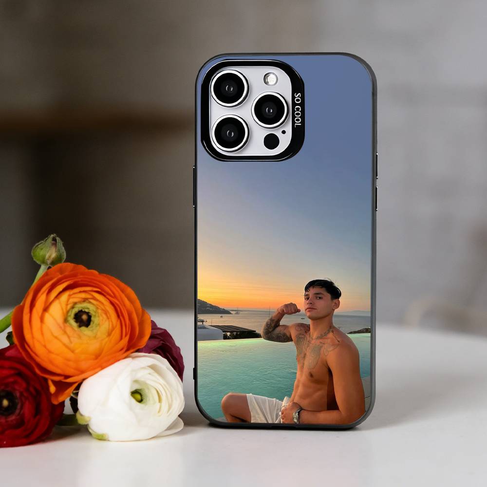 R-Ryan G-Garcia Phone Case For iPhone 17,16,15,14,13,12,11 Plus,Pro Max,XS,Colorful Silver Black Cover iPhone15