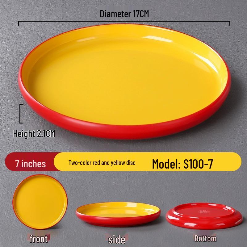 Melamine Nordic Style Cold Dish & Stir-fry Plate for Restaurants and Hotels