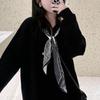 140*6cm Long Narrow Thin Scarf for Women Ins Trendy Tie Neckerchief Vintage Long Headband Bag Tie Decoration Fashion Accessories