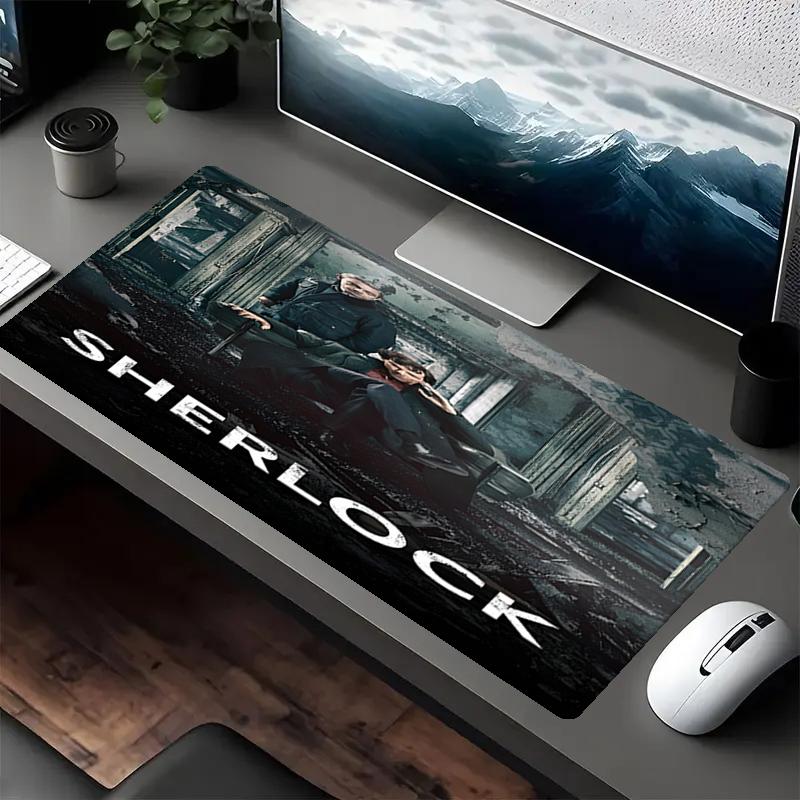 Sherlock Theme Mouse Pad, Non Slip Rubber Base, Multifunctional Office & Home Decor, Perfect for Workspace Personalization.