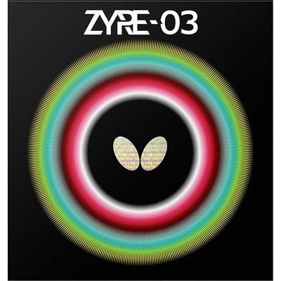 Butterfly Tischtennisbelag, Zaia 03, High-Tension Inverted Belag, Spin, Ballkontrolle, Schwarz, 2,5 mm, 06140