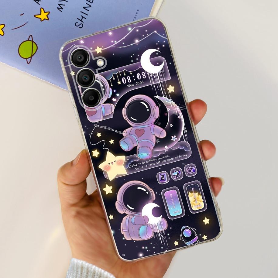 Luxuriöse Handyhülle mit Marmormuster für Samsung Galaxy A16 5G (A 16 2024) aus weichem, transparentem Silikon.