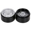 2PCS Metal 1.9 Inch Wheel Hub Rim Beadlock for 1 10 RC Crawler Car Compatible with TRX4 SCX10 RC4WD Hsp Redcat Traxxas
