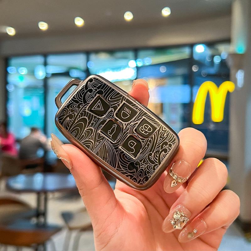 

Land Rover Key Case: Compatible with Evoque, Discovery 4, Sport, and V5 Models - Simple Design