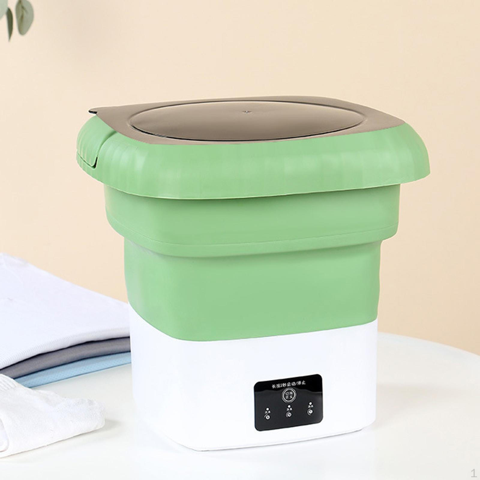 

Компактный компаньон для стирки: Простая портативная стиральная машина для вещей первой необходимости в путешествии Green