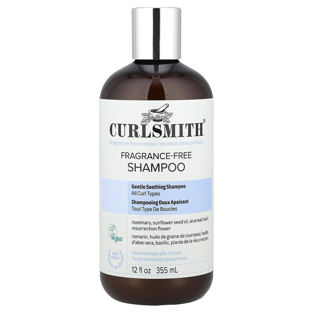 Gentle Soothing Shampoo, All Curl Types, Fragrance Free, 355 Ml (12 Fl Oz)