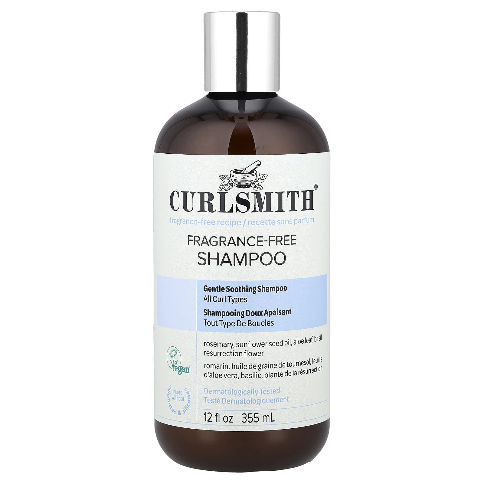 

Curlsmith, Unscented Shampoo, For All Curl Types, 355ml (12 fl oz)