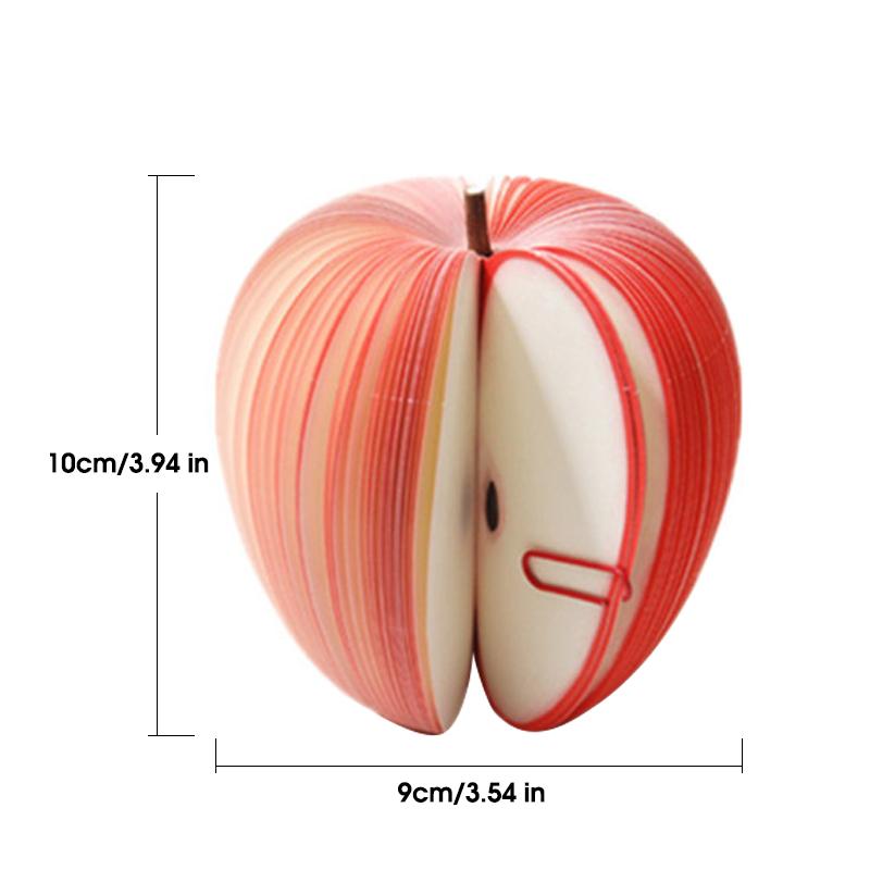 125 Sheets Creative Fruit Shapes Sticky Note Pads Notepads,Sticker Paper,Memo Pads,for School Stationery Office Supplies