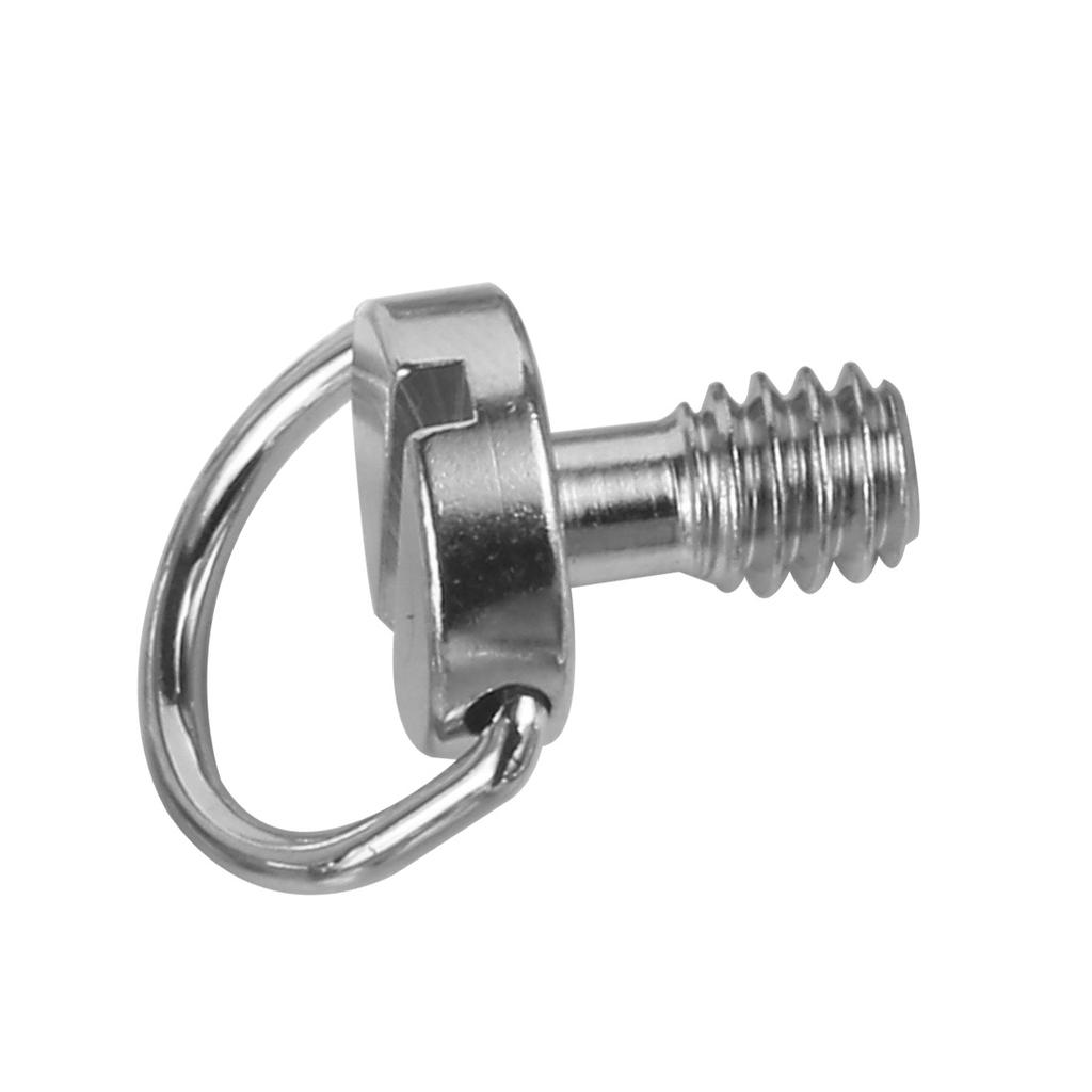 10 Stück 1/4 Kameraschraube für Schnellwechselplatte Klappbarer D-Ring Adapterbolzen Stativ Einbeinstativ Kamerakäfig Rig Befestigungsschrauben