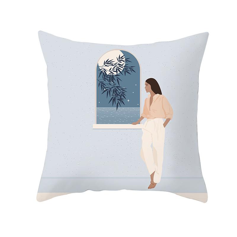 New Nordic Ins Small Fresh Pillow Case Home Sofa Bedside Cushion Cover