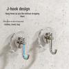 bydoll Light Luxury Punch-Free Adhesive Hooks