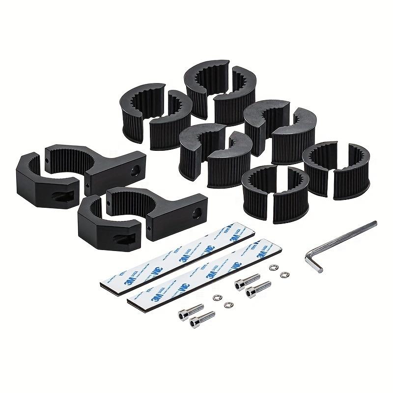 

2 шт. кронштейн для крепления фары для бездорожья, алюминиевый комплект зажимов для горизонтальной перекладины 1/1,5/1,75/2 дюйма, зажимы для каркаса безопасности для квадроцикла UTV