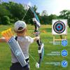 1PACK Children's Sports Shooting Toys Boys Lights Bow and Arrow Set Outdoor Sports Toys