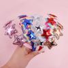 Children's Gradient Rainbow Sequin Star Headband - Colorful Double Layer Party Hair Accessory