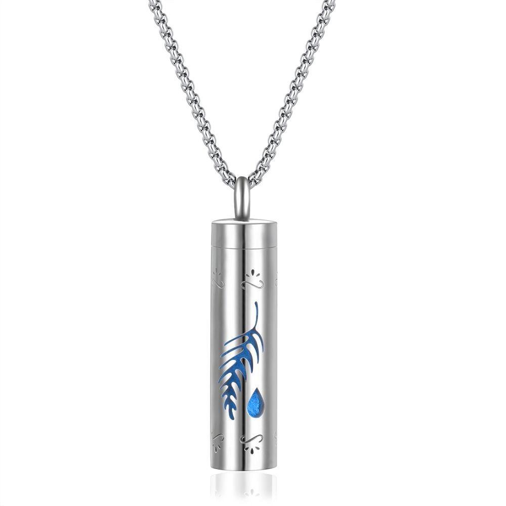 Stainless Steel Perfume Oils Necklace Essential Oil Diffuser Necklace  Jewelry Accessories