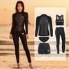 Women's Quick-Dry Two-Piece Snorkeling Wetsuit with Sun Protection and Jellyfish Guard