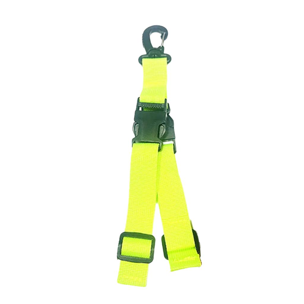 Scubas Diving Fin Mask Holder with Swivels Clip Diving Flipper Keeper Quick Releases Buckle Webbing Strap for Diving