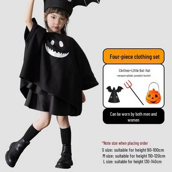 Junran Halloween Kinder Geisterkostüm Umhang und Cape für Jungen und Mädchen