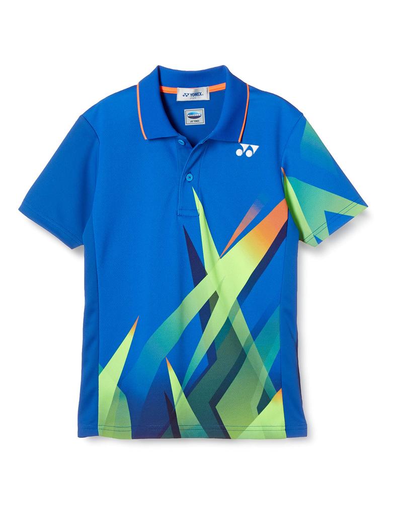 Yonex Short Sleeve Game Blast Blue Japan J120 to Japanese size Kids' Shirt, (786), (equivalent 120)