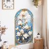 Vintage Magnolia Flower Texture Bedroom Living Room Study Wall Beautification Decoration Stickers