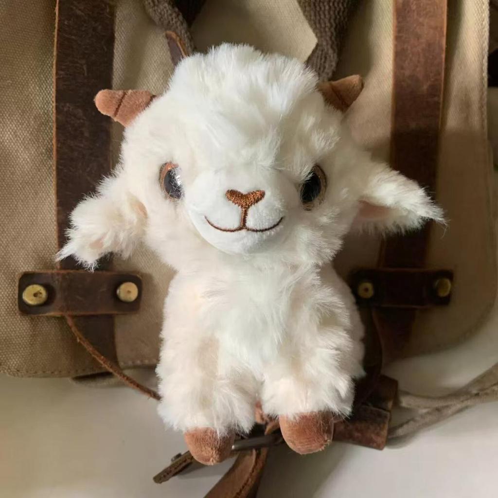 Adorable Sheep Plush Keychain Charm - Creative Gift Doll