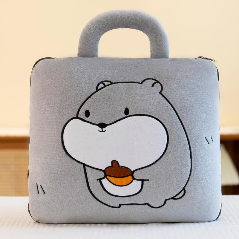 Všestranný kombinovaný polštář a deka do auta - Skládací prošívaná deka na cestování, na pohovku a pro zdřímnutí v kanceláři.