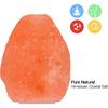Betus Natural Crystal Himalayan Salt Wall Lamp - Air Purifying Night Light - 360° Rotatable Plug 15W Bulb - Natural