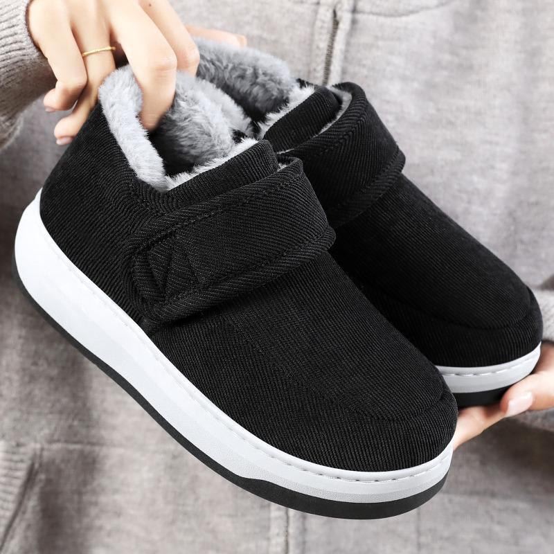 Cotton shoes women's new winter snow boots piled thickened cotton boots versatile women's boots cold-proof and warm cotton boots