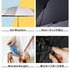 Because Folding Umbrella 53cm UV Protection Shading Rate 200g Parasol for Sunny and Rainy Days Unisex Heat Protection Stylish Gray All Weather Color