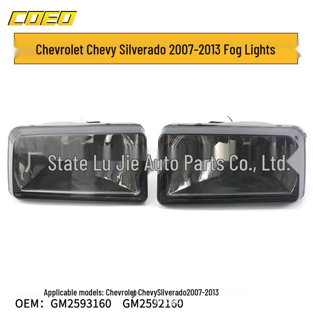 Compatible Fog Light Bar for 07-13 Chevy Silverado GM2593160 GM2592160